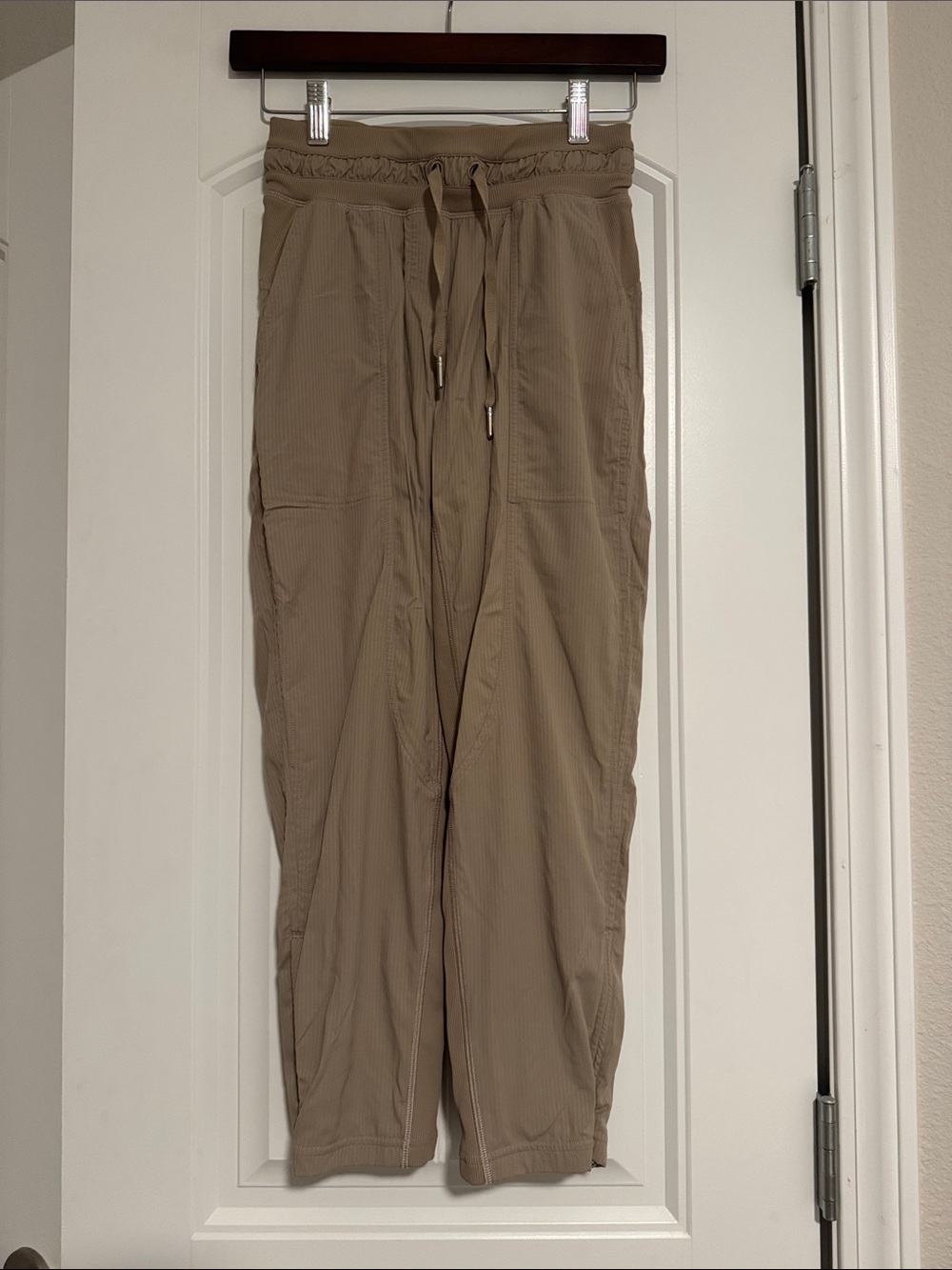 lululemon athletica Drawstring Capris - Tan